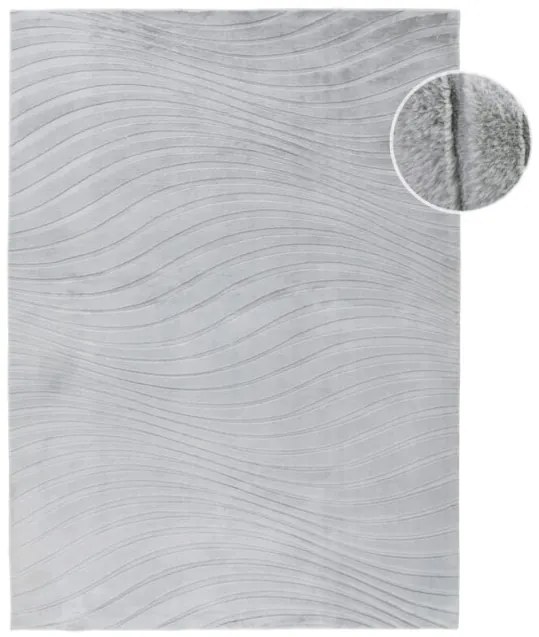 Koberec WAVES 503 sivý