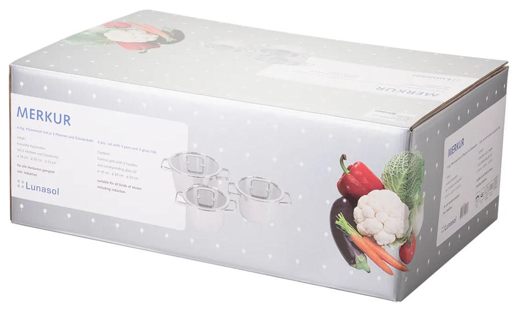 Set hrncov 6 ks - Merkur Lunasol - 600963