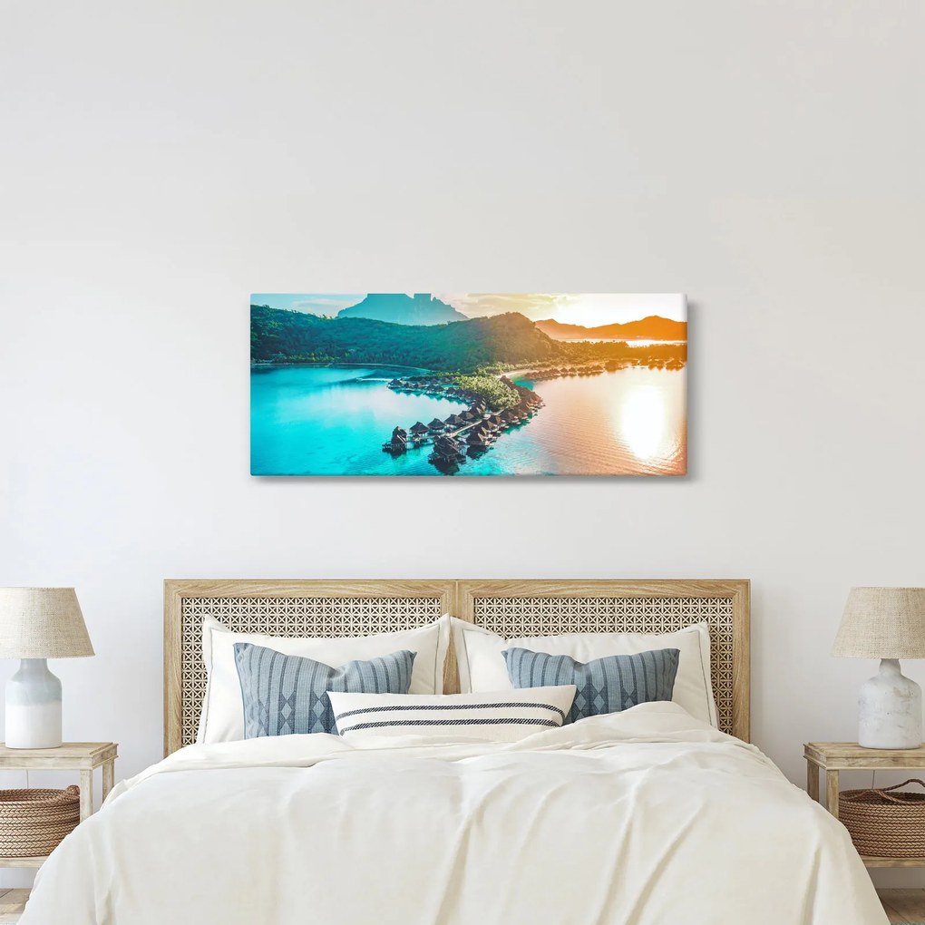 Obraz - Bora Bora (120x50 cm)