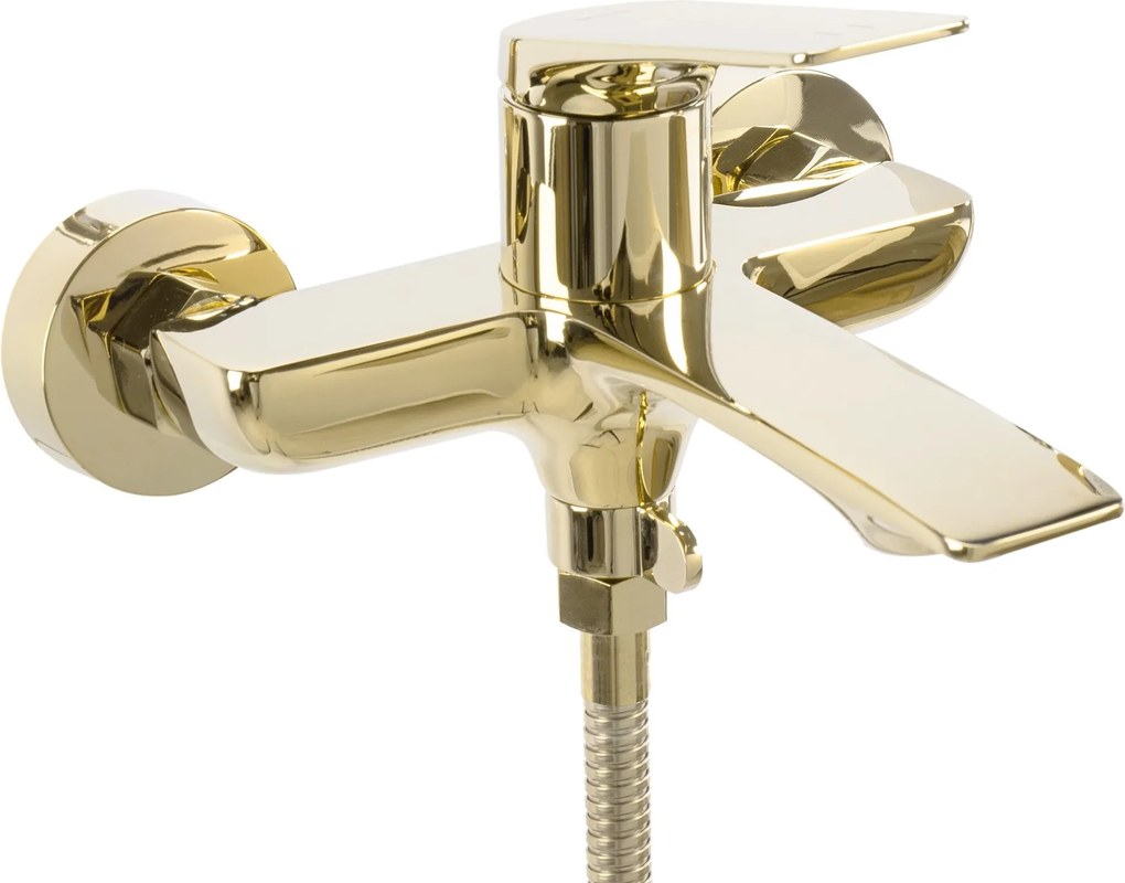 Rea Avalon, vaňová batéria s ručnou bodovou súpravou, zlatá lesklá, REA-B1129