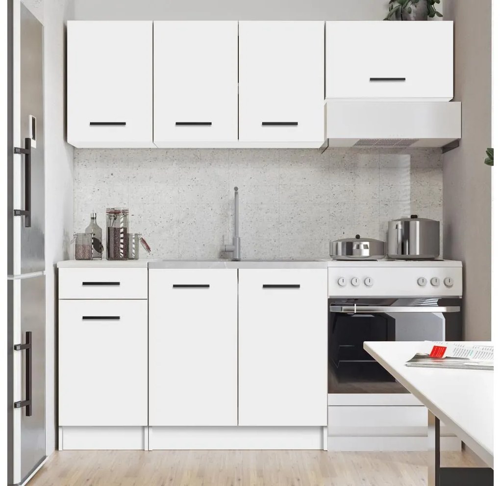 Kuchynská linka ARLEN 180 cm biela