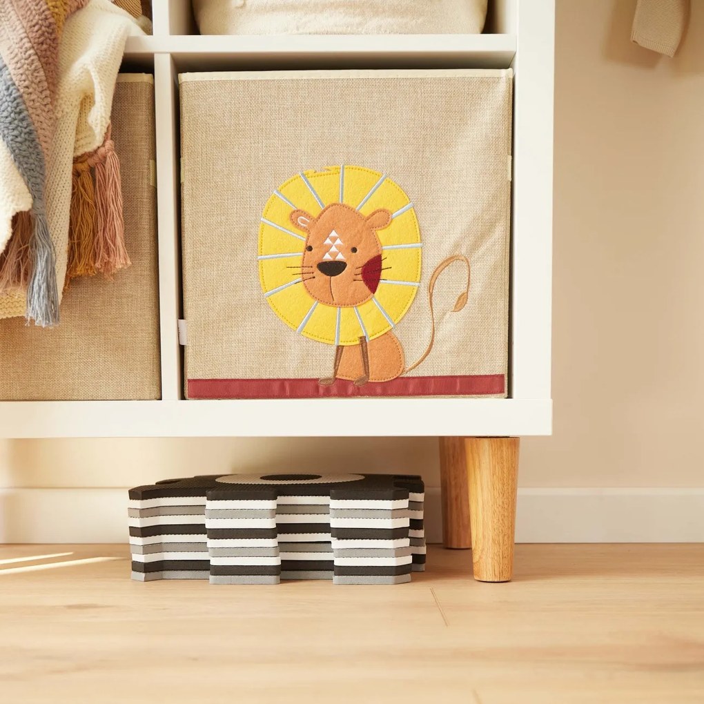 Bieco - Penová hracia podložka s číslami - puzzle black & white - 10 ks