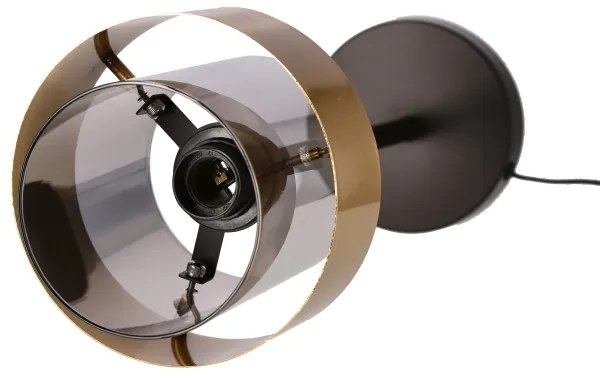 Stolná lampa SPIEGA 1xE27/60W/230V zlatá/čierna