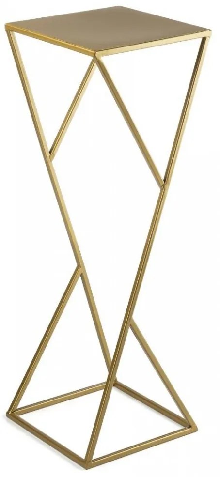 Stojan na kvety LOFT 70 cm zlatý