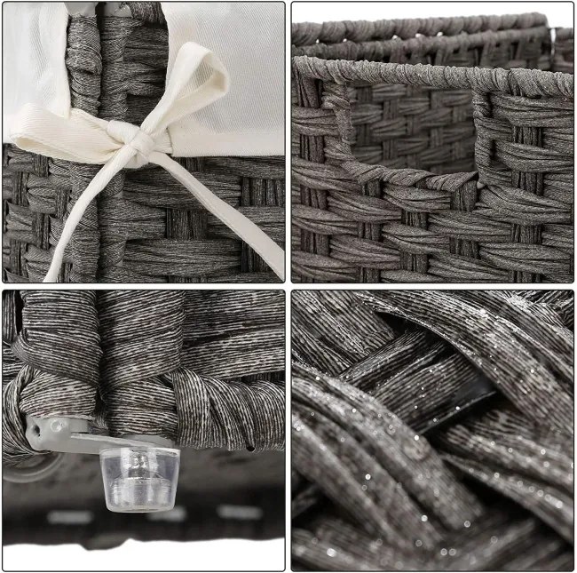 Ručne tkaný kôš na bielizeň 90 l LCB51WG