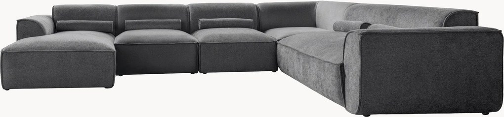 Ženilková modulárna panoramatická rohová pohovka Flex Felix (8-miestna)