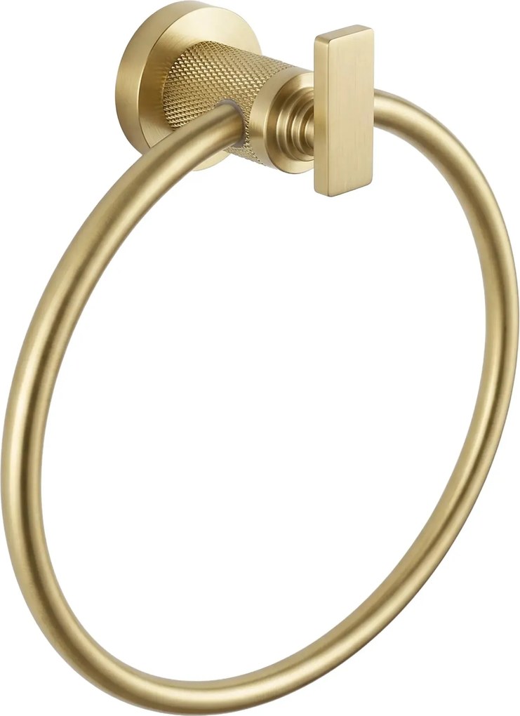 Držiak na uteráky - kruh REA RIVO RING 81307 Rivo Brush Gold