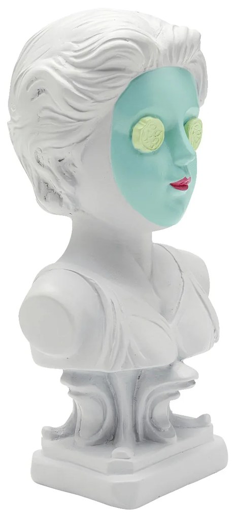 Cucumber Mask soška biela 20 cm