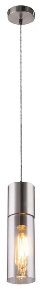 GLOBO 21000HN - Luster na lanku ANNIKA 1xE27/25W/230V pr. 10,5 cm chróm