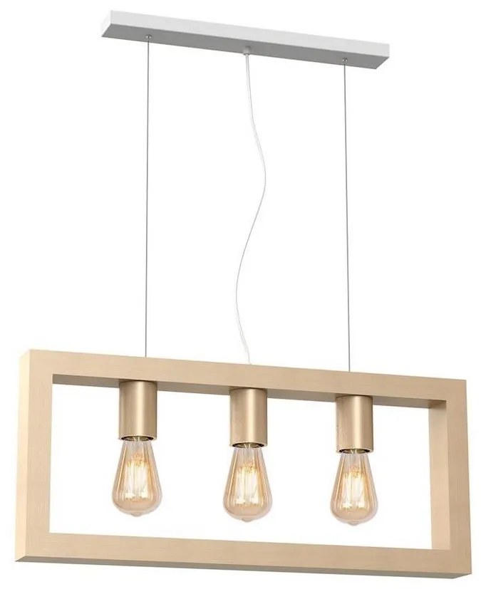 Luster na lanku MACK 3xE27/60W/230V