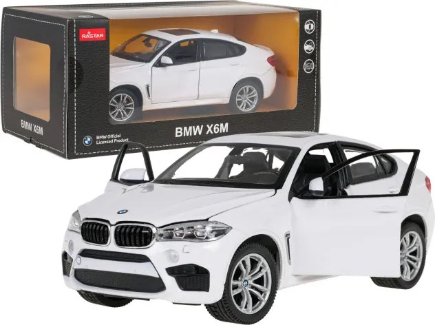 Model auta BMW X6M RASTAR 1:24 biely