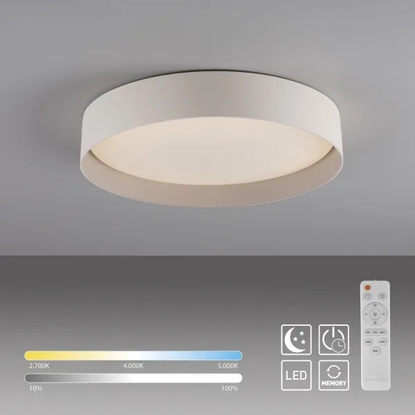 Schöner Wohnen 14594-39 - stmievateľné LED stropné svietidlo TAVOLI LED/20W/230V sivé+DO