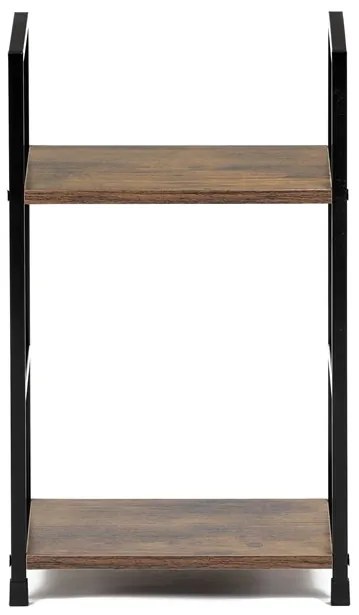 BONTEC Regál, mdf, hnedá, GD-212 OAK Farba: Hnedá