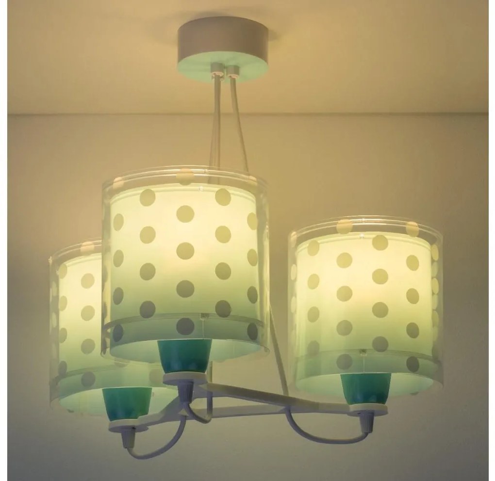 Dalber 41007H - Detský luster DOTS 3xE27/60W/230V