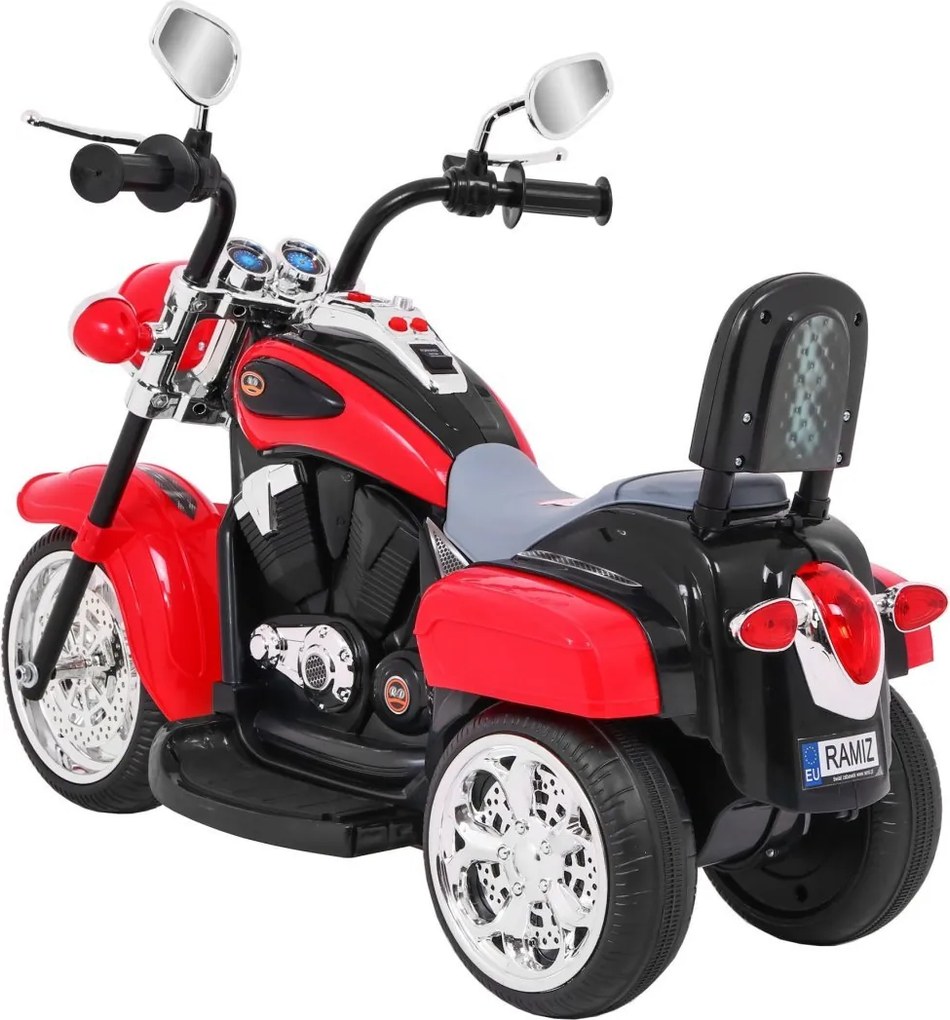 Ramiz Motorka Chopper NightBike červená