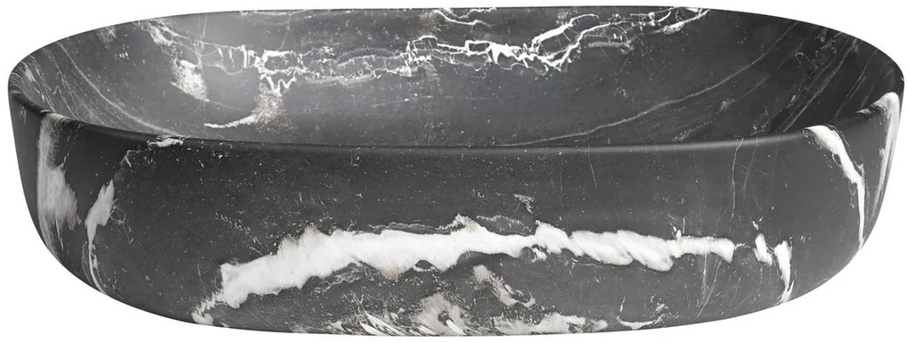 Sapho Sapho, CALEO keramické umývadlo na dosku, 60x42cm, carnico marmor, CA590CM