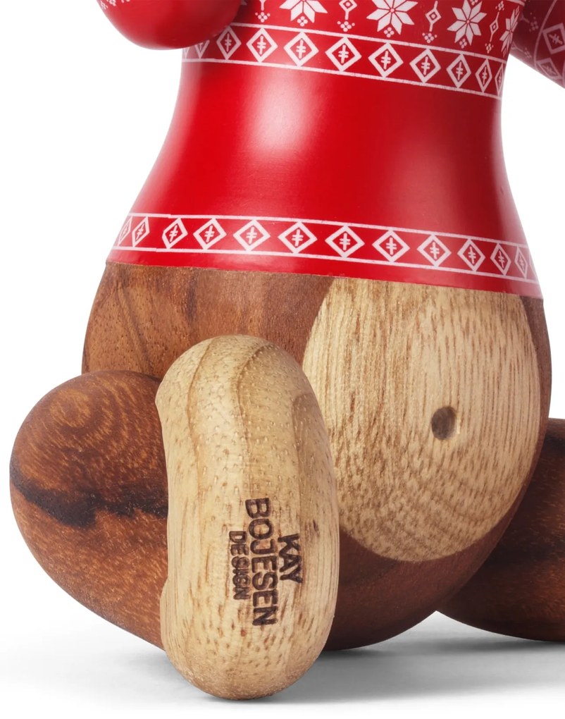 Kay Bojesen Drevená opička Monkey Christmas Jumper 2024 Small