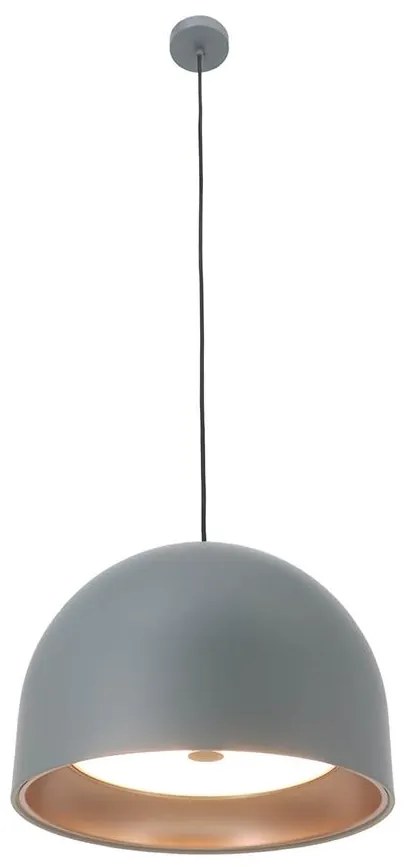 Klausen 113006 - Luster na lanku GRAVITY 3xE27/7W/230V šedá