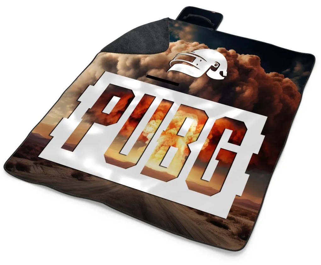 Sablio Plážová deka PUBG Explózia 1: 200x140 cm