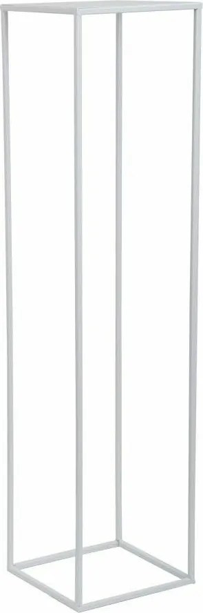 STOJAN NA KVETINÁČ SIMPLE 100X24X24 CM BIELA