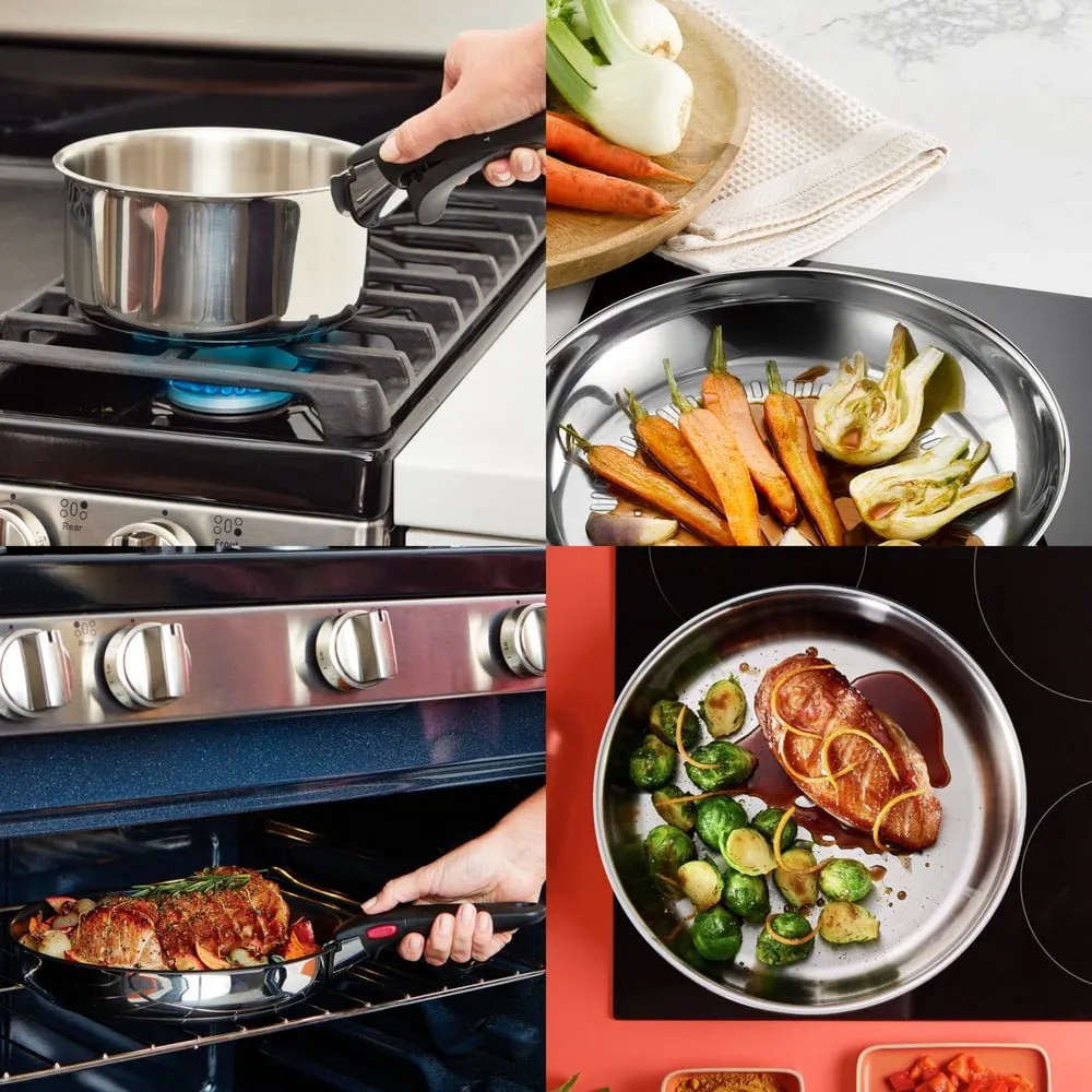 Hliníková súprava riadu 6 ks INGENIO Cook Eat L881S604 – Tefal