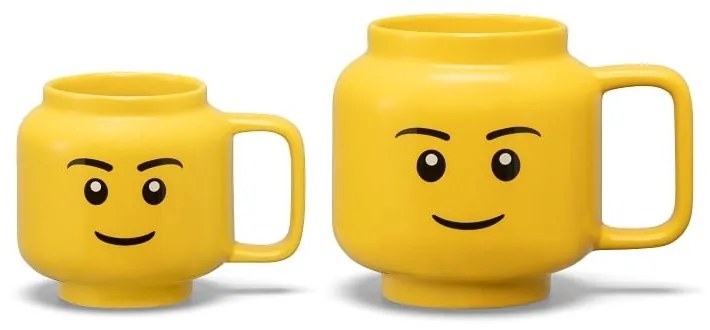 Žltý keramický detský hrnček 530 ml Head - LEGO®