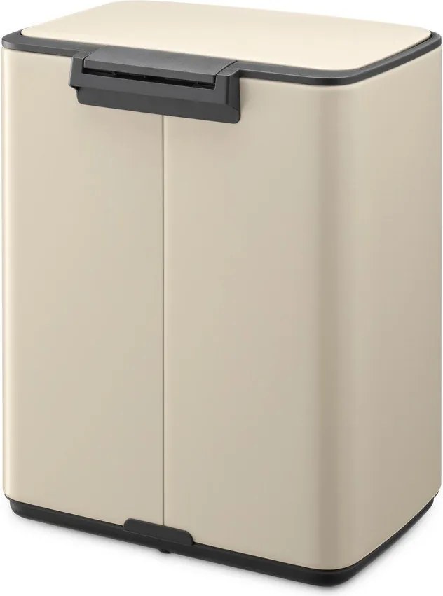 Béžový pedálový oceľový odpadkový kôš 12 l Bo – Brabantia
