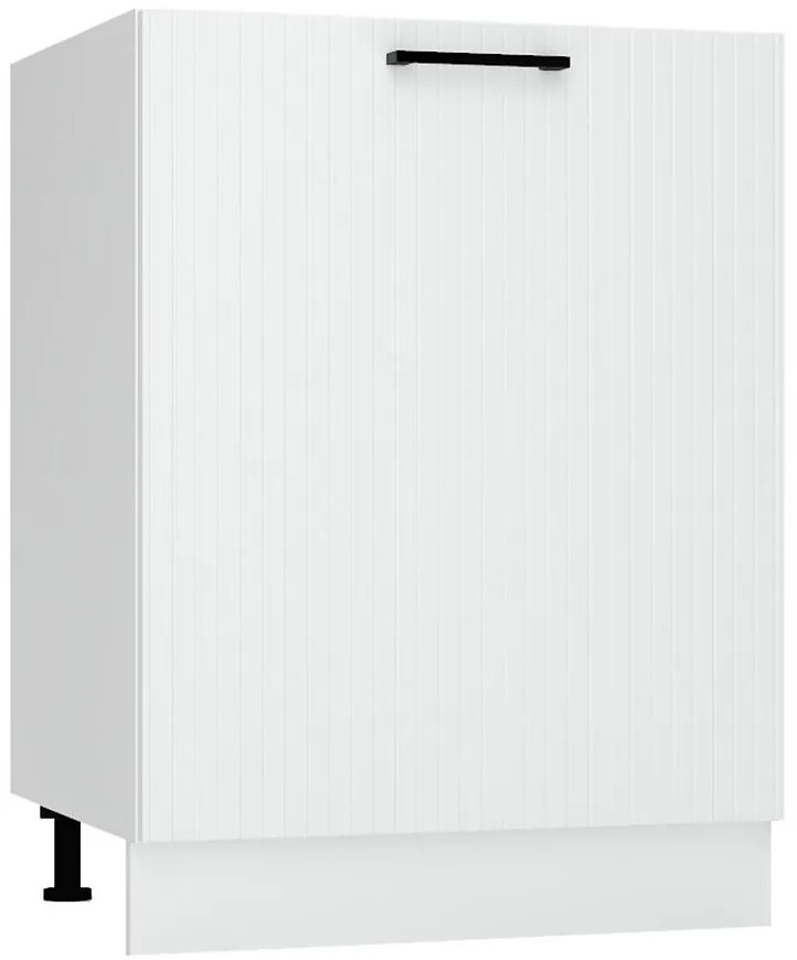 Skrinka do kuchyne  Kate d60zl s/1 biely hrášok