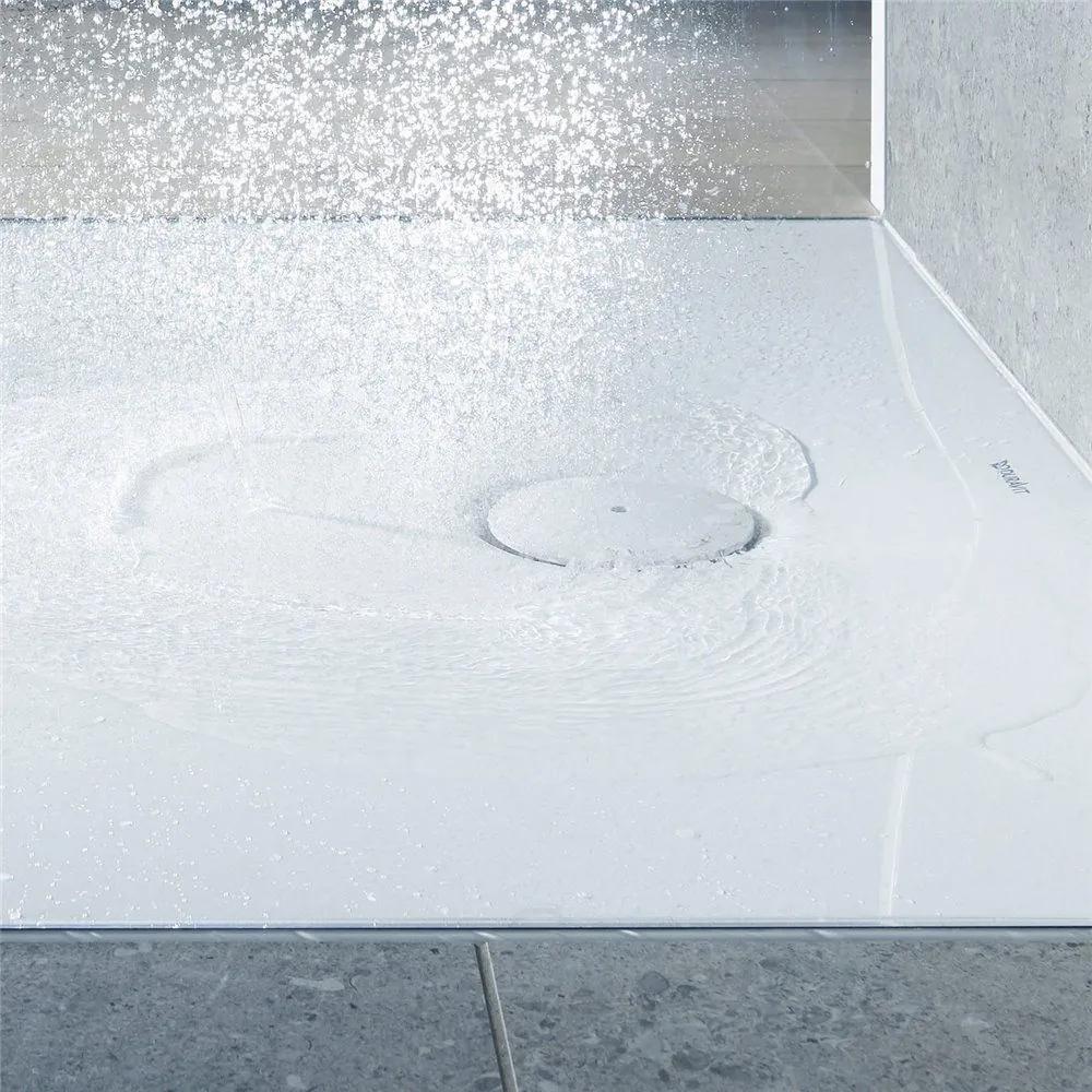 DURAVIT Tempano zápustná obdĺžniková sprchová vanička zo sanitárneho akrylátu, Antislip, 1600 x 900 x 50 mm, biela, 720208000000001
