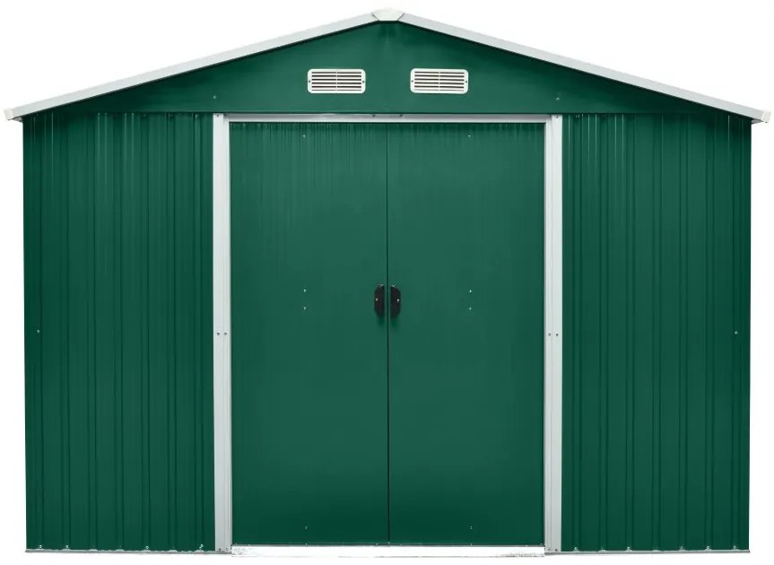 Záhradný domček BestBerg ZDB-9Z / 9 m² / 279 x 324 x 211 cm / zelený