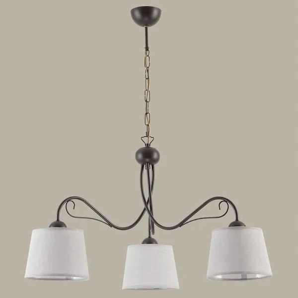 Jupiter 1361 - KM 3 V - Luster na reťazi KAMELIA 3xE27/60W/230V