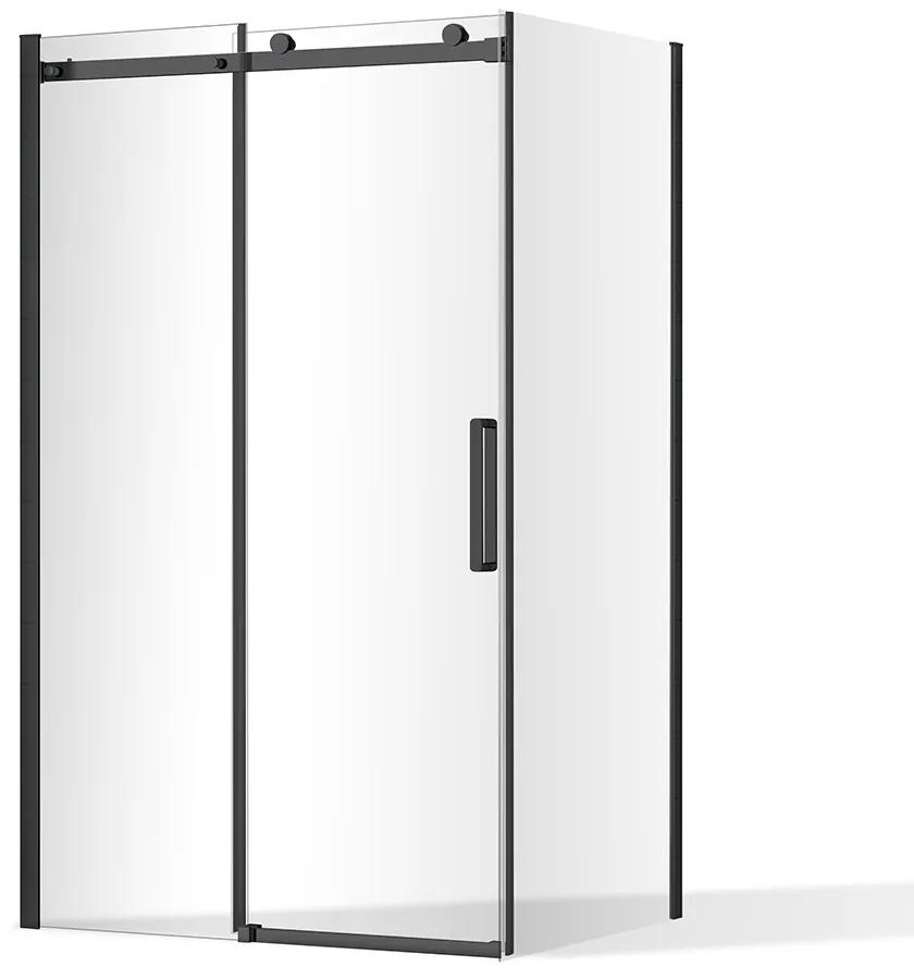 Posuvné sprchové dvere OBZD2 a pevná stena OBZB Brillant 140 cm 80 cm