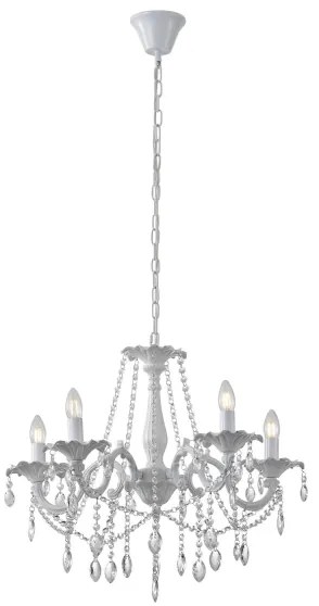 Luster na reťazi 5xE14/15W/230V