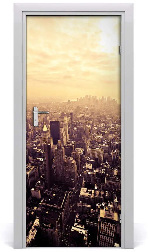 Fototapeta samolepiace dvere Manhattan New York 75x205 cm