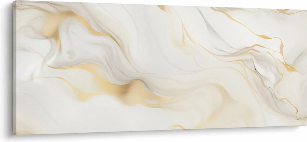 Obraz - Abstrakcia s dekorom (120x50 cm)
