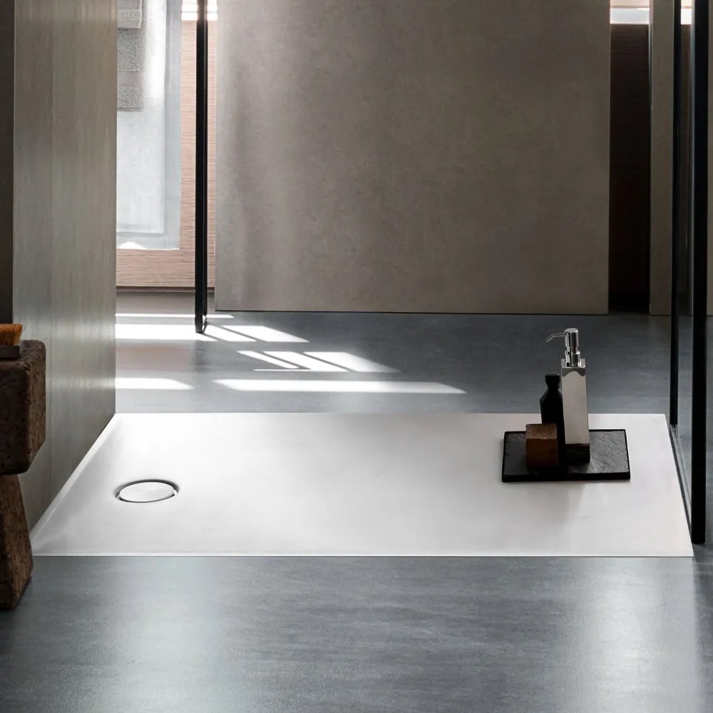 GEBERIT Setaplano obdĺžniková sprchová vanička z materiálu Varicor, 800 x 1600 x 45 mm, protišmyk, alpská biela, 154.268.11.1