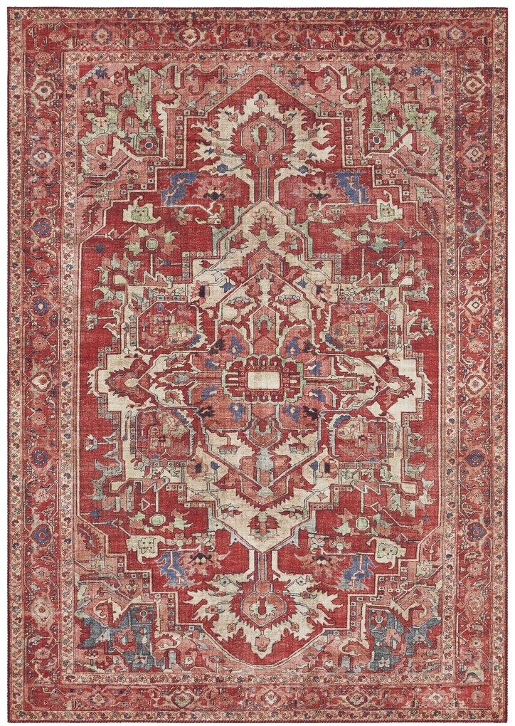 Kusový koberec Asmar 104018 Orient / Red, 200x290, červená, obývacia izba, Hanse Home