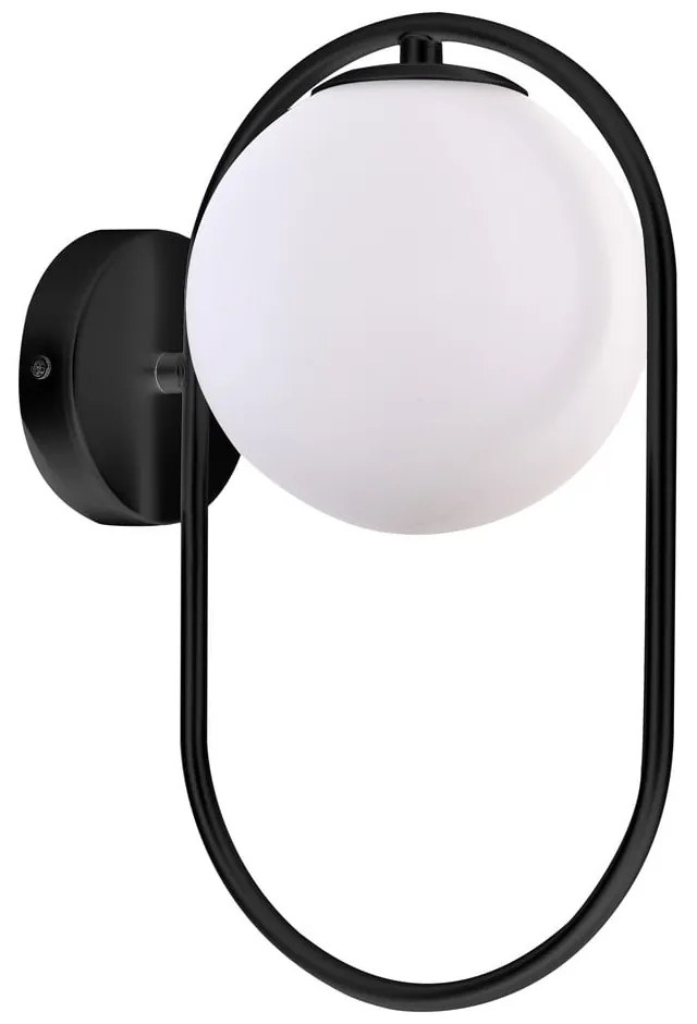 Čierne nástenné svietidlo Cordel - Candellux Lighting