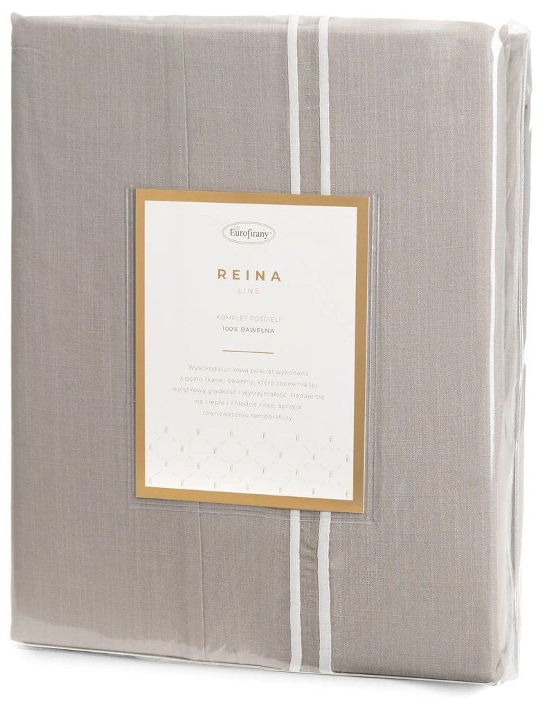 RENFORCÉ OBLIEČKY REINA38 200X220 CM, 2 KS 70X80 CM BÉŽOVÉ