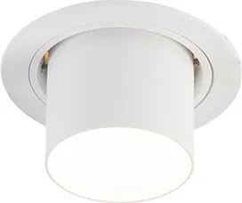 Inteligentné zapustené bodové svietidlo biele naklápacie vrátane WiFi GU10 - Installa