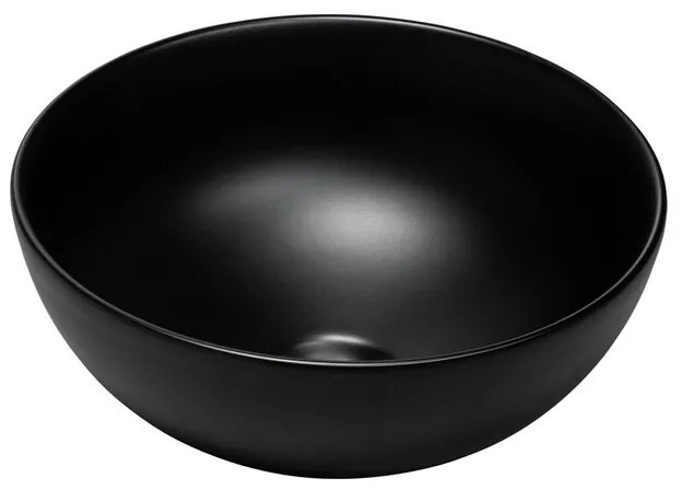 Keramické umyvadlo na desku DOMI 32 cm černé