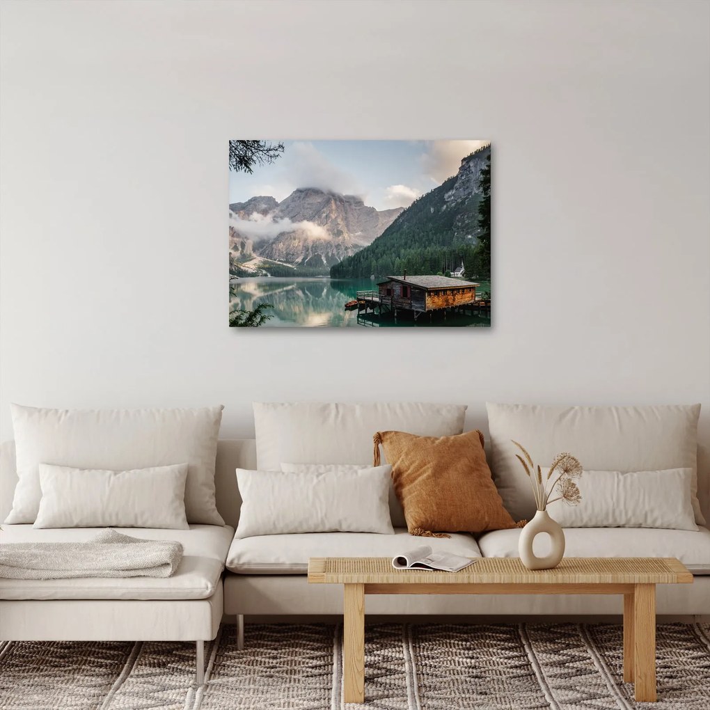 Obraz - Lake Prags (70x50 cm)