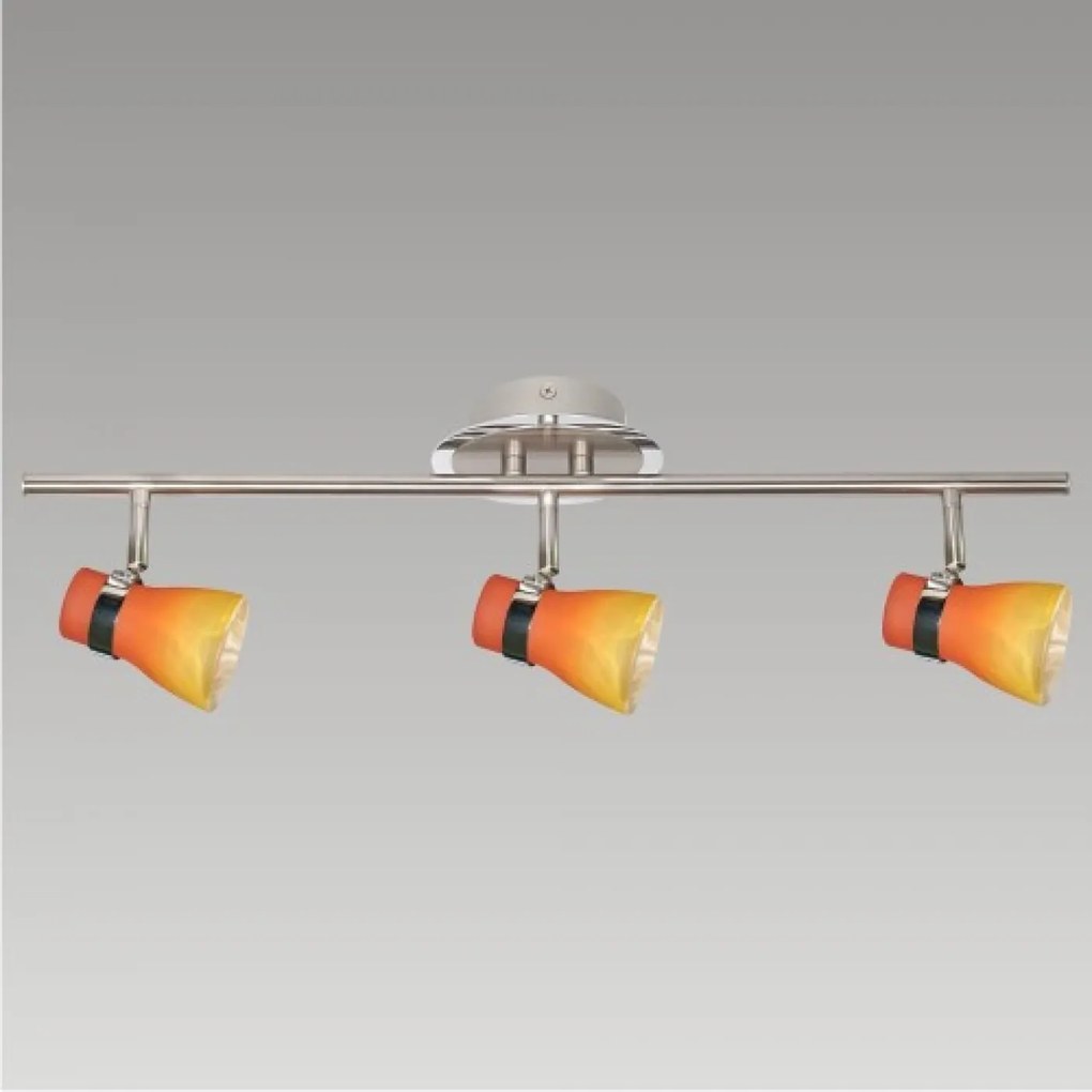 Moderné svietidlo PREZENT TRENTO oranžová / nikel 33002