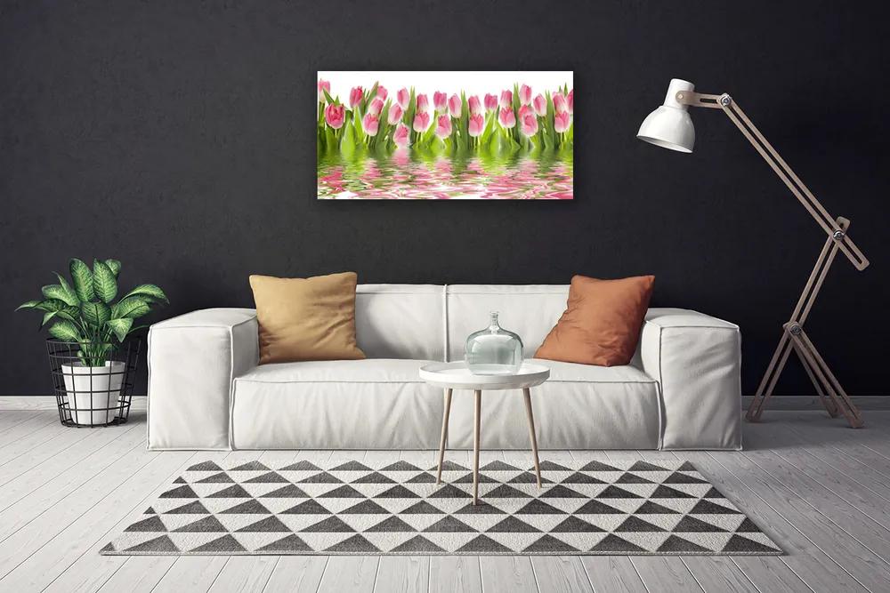 Obraz Canvas Tulipány rastlina príroda 140x70 cm