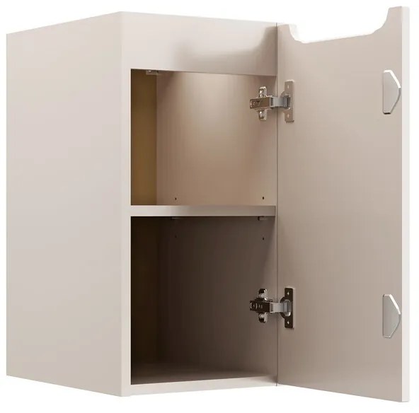 Závesná kúpeľňová skrinka Nova Cashmere 81-30-1D kašmírová