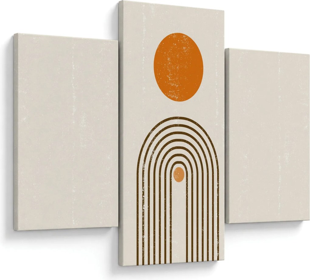 Obraz - Hnedé oblúky (90x60 cm)