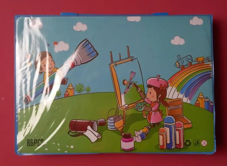 Foxigy Výtvarná sada na maľovanie pre deti 86ks