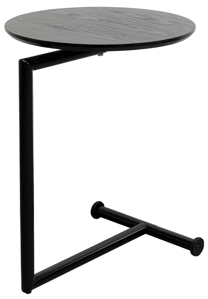 Easy Living príručný stolík čierny  Ø46 cm