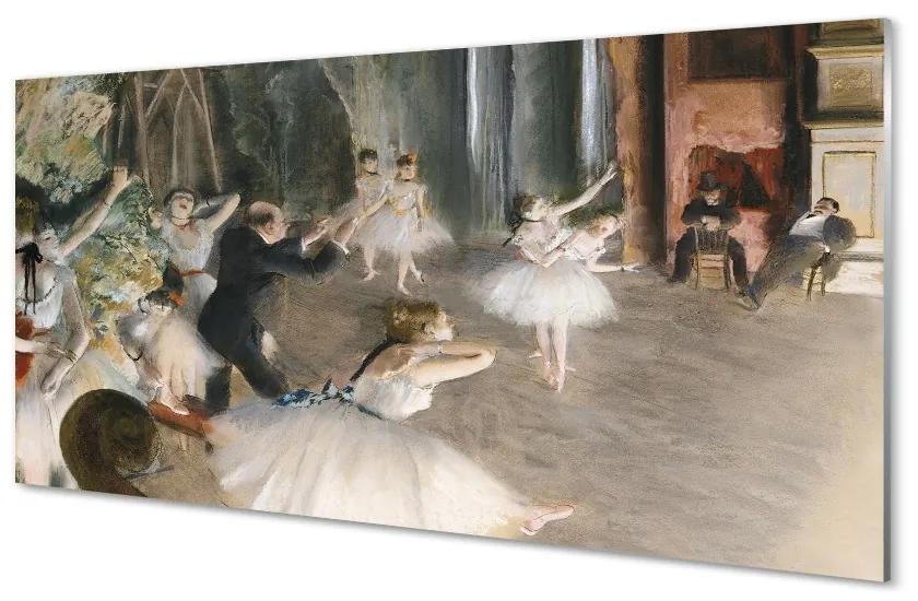 Obraz na skle prijatie balet 100x50 cm