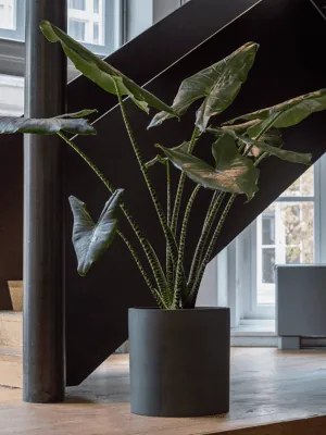 Kvetináč Refined Max S volcano black čierny 43x42 cm